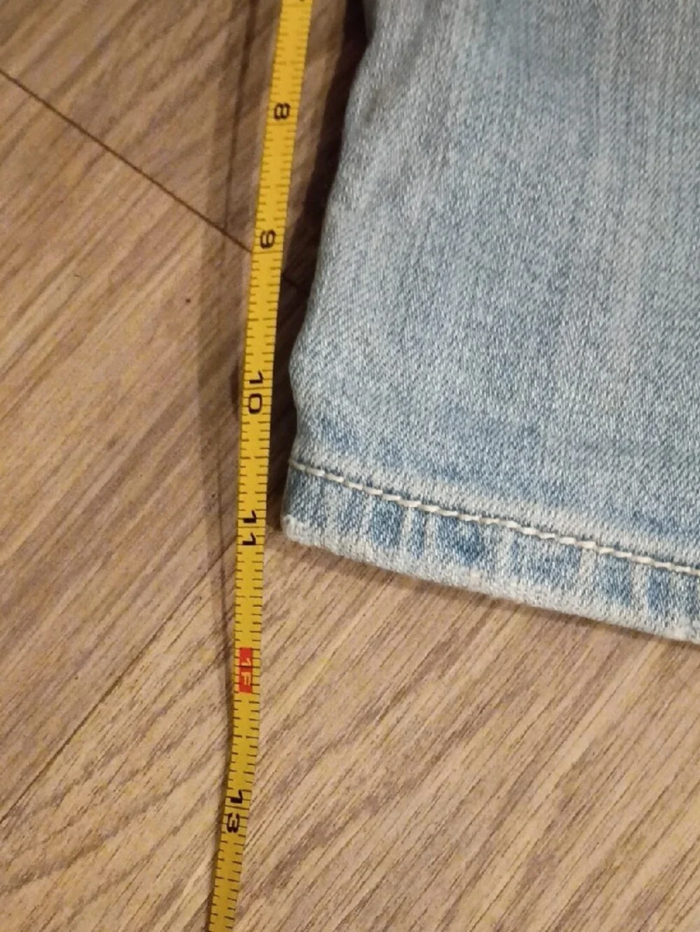 Light Blue Denim Bermuda Shorts - Brand: Not Visible